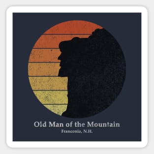 Old Man of the Mountain (faded) Magnet